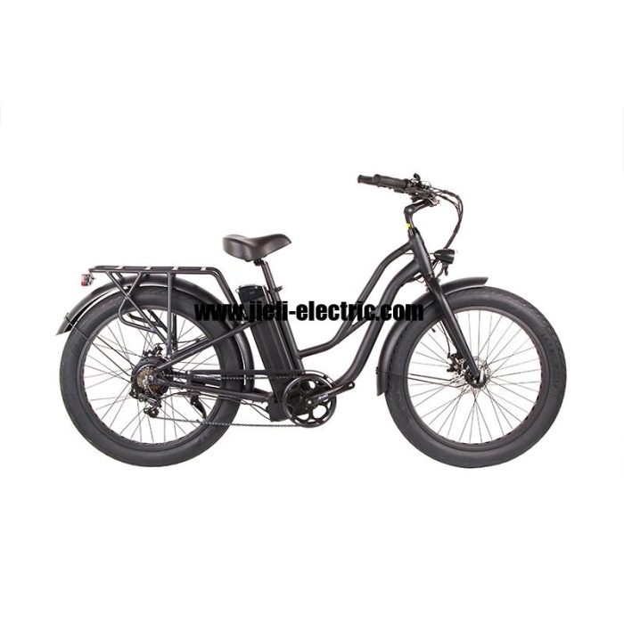 2022 750W 26inch Fat Tire Electric Cruiser Bike TDF02