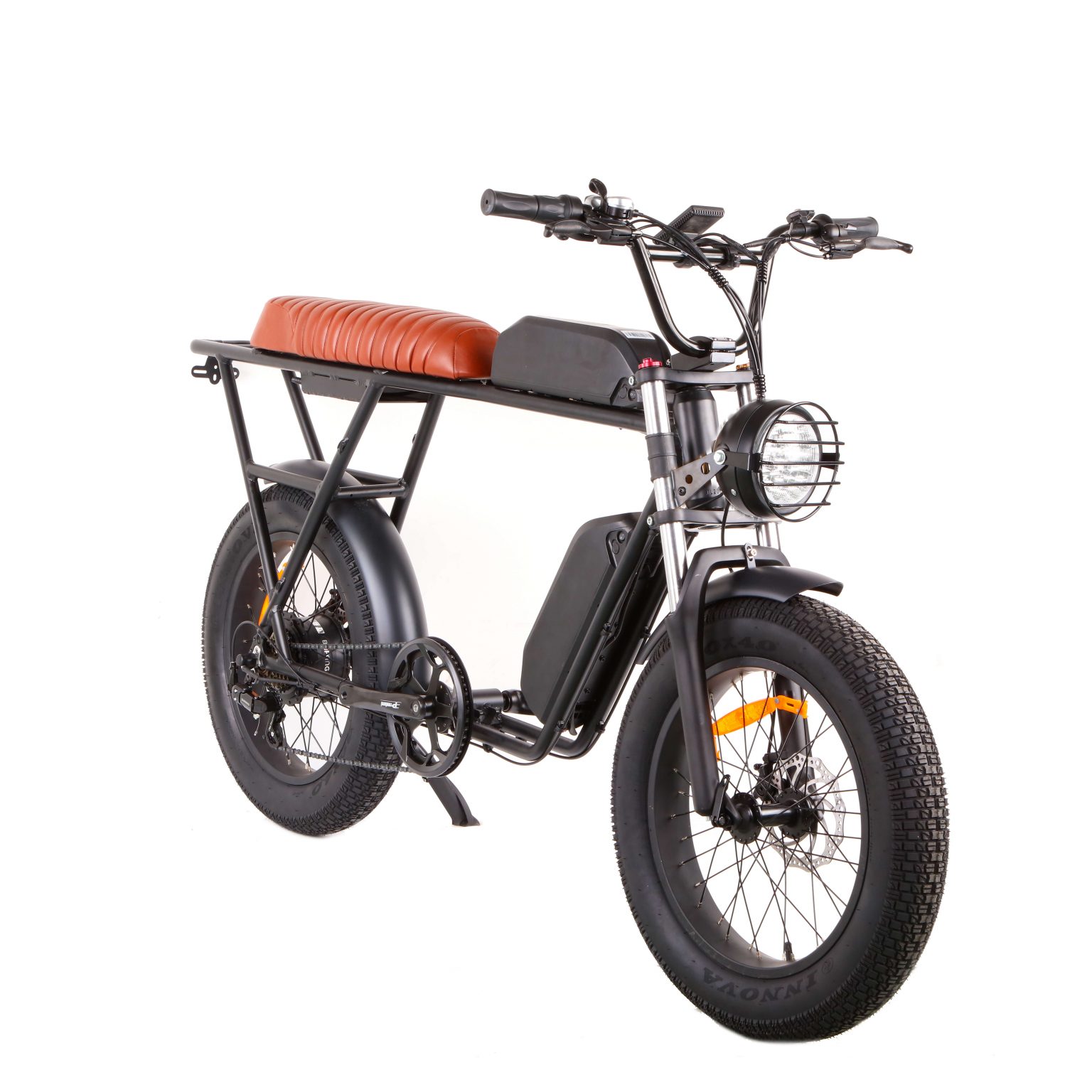 retro ebike with fat tire
