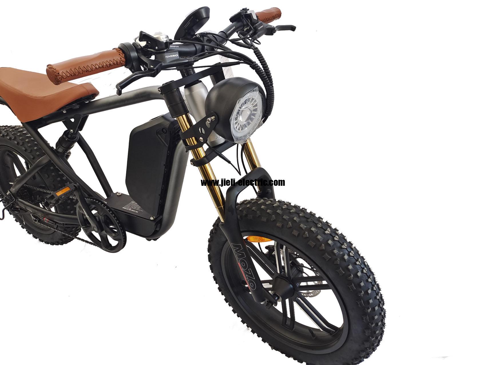 750WATTS Retro Electric Moped Bike