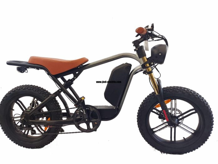 750WATTS Retro Electric Moped Bike