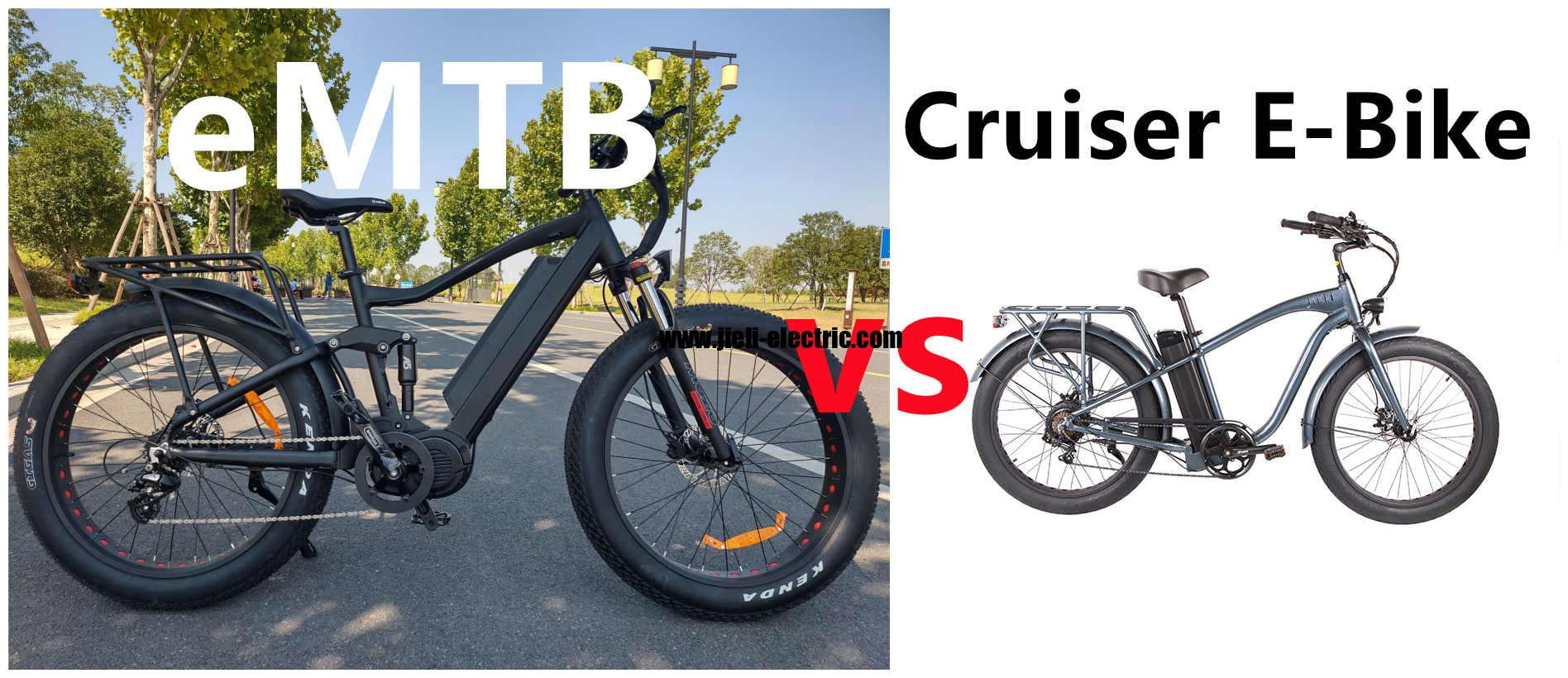 Mountain eBike vs. Cruiser eBike Better Option for Exercise?
