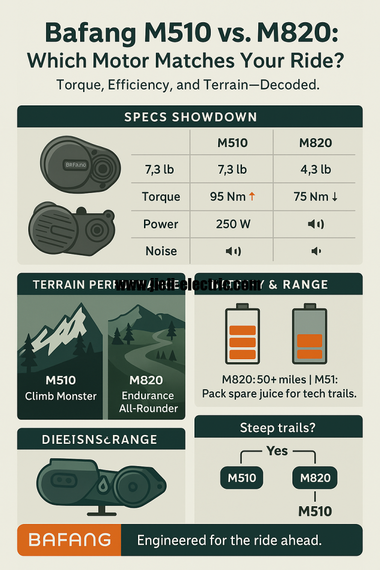 How to Decide between the Bafang M510 and M820