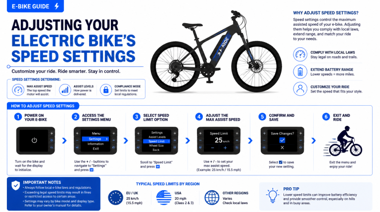 Adjusting Your Electric Bike’s Speed Settings