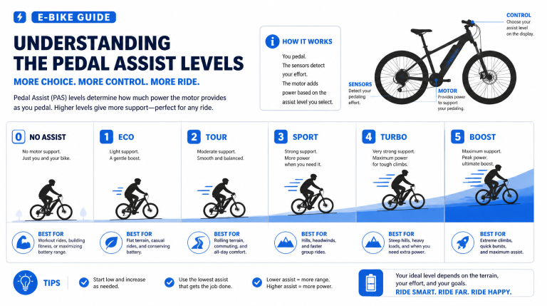 Understanding the Pedal Assist Levels on Electric Bikes